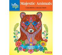 Hello Angel Majestic Animals Coloring Books Collection