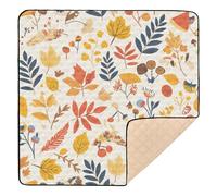 Hello Autumn Large Non-Slip Baby Play Mat for Indoor Outdoor Waterproof Padded Baby Mat for Babies Infants Toddlers, 50'' x 50''