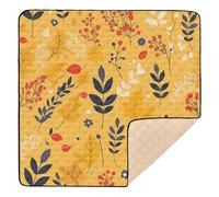 Hello Autumn Soft Thick Baby Playmat for Indoor Outdoor Waterproof Activity Gym Mat for Babies Infants Toddlers, 50'' x 50''