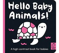 Hello Baby Animals!: A high-contrast book for babies: 1 (Happy Baby)