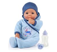 Bayer Design 94683AA Function, Interactive Doll, Hello Baby Boy with Accessories, 46 cm