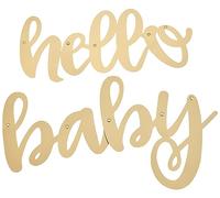Hello Baby Gold Foil Script Banner for Baby Showers (106cm) - Elegant & Shimmering Gold Design - Perfect Celebration Decor - 1 Pc