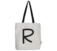 hello-bags. Canvas Tote Bag. Exterior: 100% Cotton. Includes zipper, lining and inside pocket. Packed in a gift kraft envelope. Model: “R”. Color: Ecru. Measurements: 37 * 38 cm.