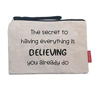 hello-bags Ladies Bn-002-thesecret Toiletry Bag/Purses, Ecru, 23 Centimeters