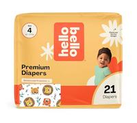 Hello Bello Wild Cats Disposable Baby Diapers Size 4 (10 to 16.8 kg) Hypoallergenic Soft Feel Like Fabric Pack of 21