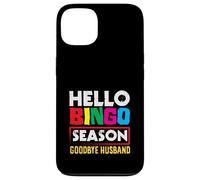 Hello Bingo Season Goodbye Husband Fun Colors Case for iPhone 13