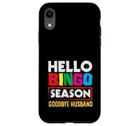 Hello Bingo Season Goodbye Husband Fun Colors Case for iPhone XR