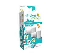 Hello Blink Sticker Maker Refill Pack - 10 Rolls: 5 Round, 5 Square - Makes 400 Custom Stickers - Compatible with Hello Blink Printer (Sold Separately) - Fun for Kids Aged 8+, DIY Craft Projects