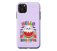 Hello Boo-Tiful Kawaii Ghost Watermelon Halloween Case for iPhone 11 Pro Max