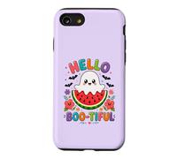 Hello Boo-Tiful Kawaii Ghost Watermelon Halloween Case for iPhone SE (2020) / 7/8