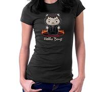 Hello Boys Crowley King Of Hell Supernatural Kitty Women's T-Shirt