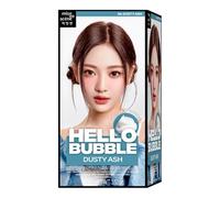 Hello Bubble Foaming Hair Color | Ash Beige, Perry Violet, Whale Deep Blue | Easy Application, Long-Lasting, Nourishing, Permanent Hair Dye 100g (6A Dusty Ash, One Size)