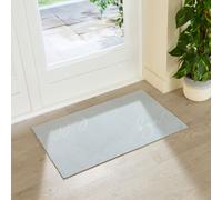 Hello Bye Indoor Washable Doormat 80x50cm Artsy Mats Blue 50cm x 80cm