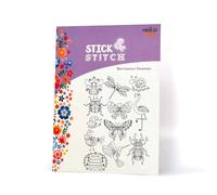 Hello Crafts Hand Sewing Stabilizers, Stick and Stitch Embroidery Paper Water Soluble Stabilizer Embroidery Pattern Transfers for Hand Sewing Beginners - Autumn Forest (Butterfly Friends)