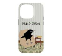 Hello Crow in the Living Room Case for iPhone 14 Pro