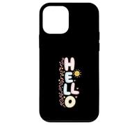 Hello Cute Pastel Kawaii Happy Doodle Greeting Case for iPhone 12 mini