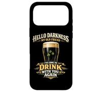 Hello Darkness Dark Beer Funny Drinking St Patricks Day Case for iPhone 17 Pro Max