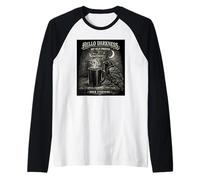 Hello Darkness Gothic Raven Crow Pour Evermore Coffee Lover Raglan Baseball Tee