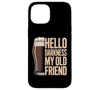 Hello Darkness My Old Friend Companion Night Humor Art Case for iPhone 15