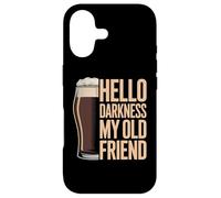 Hello Darkness My Old Friend Companion Night Humor Art Case for iPhone 17