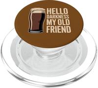 Hello Darkness My Old Friend Companion Night Humor Art PopSockets PopGrip for MagSafe