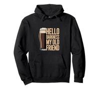 Hello Darkness My Old Friend Companion Night Humor Art Pullover Hoodie