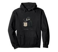 Hello Darkness My Old Friend Crow Coffee Funny Pullover Hoodie
