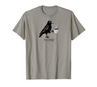 Hello Darkness My Old Friend Crow Coffee Spooky Halloween T-Shirt