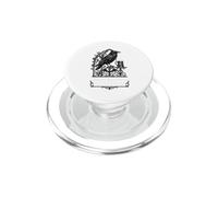 Hello Darkness My Old Friend Gothic Raven Coffee Bat Etching PopSockets PopGrip for MagSafe
