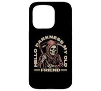 Hello Darkness My Old Friend Grim Reaper The Angel Of Death Case for iPhone 15 Pro