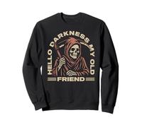 Hello Darkness My Old Friend Grim Reaper The Angel Of Death Sweatshirt