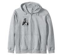 Hello Darkness my Old Friend Raven Black Coffee Zip Hoodie