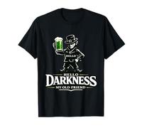 Hello Darkness My Old Friend St Patricks Day Irish Beer Men T-Shirt