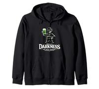Hello Darkness My Old Friend St Patricks Day Irish Beer Men Zip Hoodie