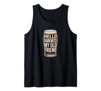 Hello Darkness Old Companion Night Humor Art Tank Top