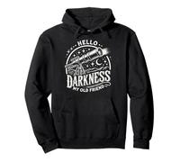 Hello Darkness Telescope Stargazing Astronomy Lover Pullover Hoodie