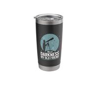 Hello Darkness Telescope Stargazing Astronomy Lover Stainless Steel Insulated Tumbler