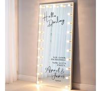 Hello Darling - Mirror Sticker for Wedding Photos & Selfies - Vinyl Decal Sticker for DIY Wedding Easy to Apply Let's Party Sign Decal