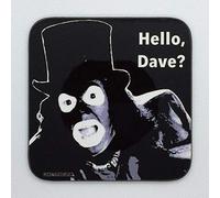 Hello, Dave? - Papa Lazarou from League of Gentlemen - Drinks Coaster - Hardboard - 9cm x 9cm - Gloss Finish