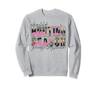 Hello Deer Season Goodbye Boyfriend Camo Flag Hunting Season Sweatshirt