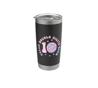 Hello Double Digits Club 10th Birthday Girl Tee Stainless Steel Insulated Tumbler
