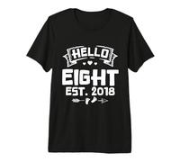 Hello Eight Est. 2018 Cute Baby Feet Premium T-Shirt