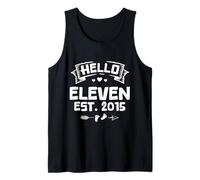 Hello Eleven EST. 2015 Cute Baby Feet Tank Top