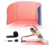 Hello Face 76 x 30 cm Large Red Light Therapy Panel, 36W Infrared Light Therapy Belt with 792 LED Chips with TriChip™ Technology, 660nm & 850nm Red Light Therapy Pad for Body Pain Relief (Blue)