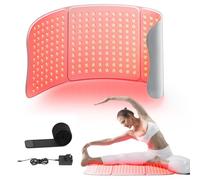 Hello Face Large Red Light Therapy Belt for Body, 76 x 30 cm TriChip™ Technology Near Infrared Light Therapy Mat, 36W Red Light Panel with Timer for Muscle Pain Relief, 660nm & 850nm(Gray)
