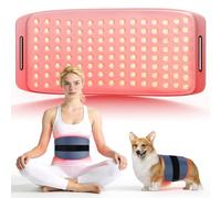 Hello Face Red Light Therapy Belt for Body,Triple-chip 360 LEDs Light Therapy Belt with Rechargeable Remote Control, 660nm & 850nm Skin-Safe Fabric Infrared Light Therapy Wrap for Muscle Pain Relief