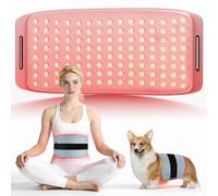 Hello Face Red Light Therapy Belt,Triple-chip LED Light Belt with Rechargeable Control, 660nm & 850nm Wearable Red Light Pad for Back, Waist & Muscle Recovery