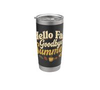 Hello Fall and Goodbye Summer Stainless Steel Insulated Tumbler