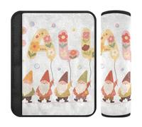 Hello Fall Autumn Dwalf Flower 2 pcs car Seatbelt Cushion More Comfort Driving for Bag Protector para cinturón de carro