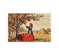 Hello Fall Autumn Fruit Jigsaw Puzzles for Adults Family Puzzle for Women Men 500 Piecing